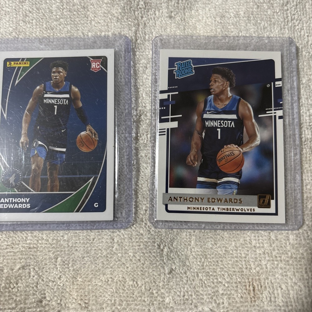 2020-21 Panini Donruss Rated Rookie #201/#81 Anthony Edwards NBA RC (TWO)
